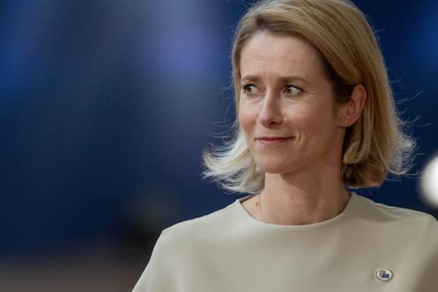 BRUSSELS - European Union High Representative for Foreign Affairs and Security Policy Kaja Kallas arrives for the first day of the European Council. The leaders of the EU countries are meeting to discuss, among other things, Ukraine and the Middle East. JONAS ROOSENS ANP netherlands out - belgium out  Copyright: xx x561370617x originalFilename: 561370617.jpg