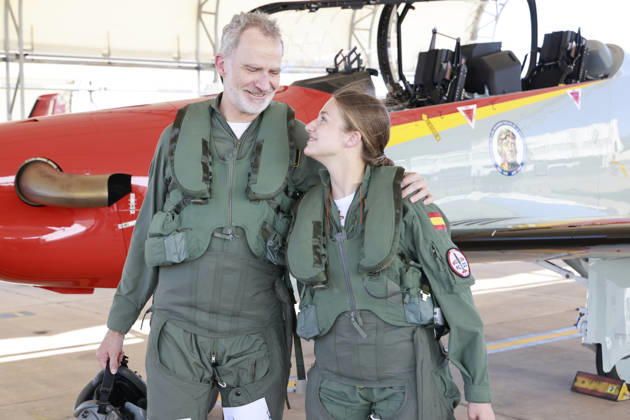 Princess Leonors training flight with her father, Felipe VI, at the General Academy of Air and Space Princess Leonors training flight with her father, Felipe VI, at the General Academy of Air and Space, on June 18, 2026, in San Javier, Murcia ARMED FORCES PRINCESS LEONOR FELIPE VI AIRPLANE FLIGHT JUNE 19, 2026 Office of His Majesty the King June 19, 2026 San Javier, Murcia San Javier, Murcia Spain,detected_source_language Copyright: xCasaxdexS.M.xelxReyx 7607918