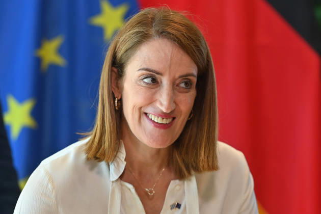 Roberta Metsola single image, cropped single subject, portrait,Portrait