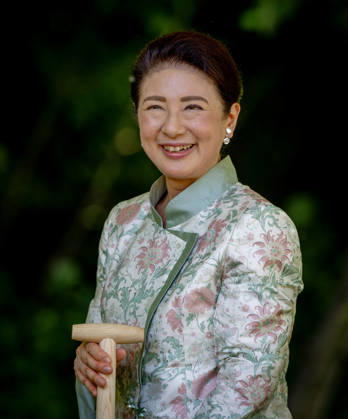 19-06-2026 Amsterdam Empress Masako planting a cherry tree in the Blossom Park in the Amsterdam Forest on the 3rd and last day of the 3 day statevisit to the Netherlands. Â Copyright: xPPEx