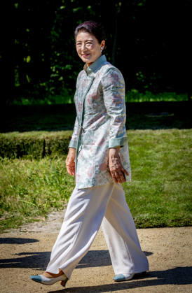 19-06-2026 Amsterdam Empress Masako planting a cherry tree in the Blossom Park in the Amsterdam Forest on the 3rd and last day of the 3 day statevisit to the Netherlands. Â Copyright: xPPEx