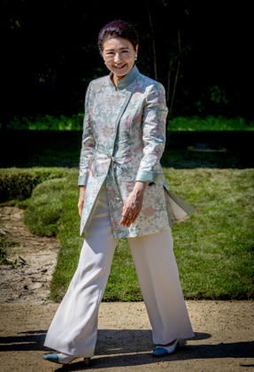 19-06-2026 Amsterdam Empress Masako planting a cherry tree in the Blossom Park in the Amsterdam Forest on the 3rd and last day of the 3 day statevisit to the Netherlands. Â Copyright: xPPEx
