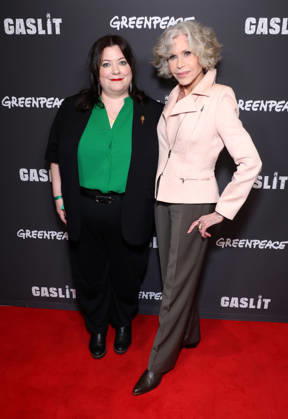 Santa Monica CA June 19: Katie Camosy, Jane Fonda. at the Los Angeles Premiere Of Gaslit held at The Laemmle Monica Film Center in Santa Monica, CA. on June 19, 2026 Credit: AdMedia Santa Monica USA - ZUMAa123 20260619_zaa_a123_147 Copyright: xADx