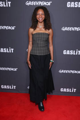 Santa Monica CA June 19: Leah Thomas. at the Los Angeles Premiere Of Gaslit held at The Laemmle Monica Film Center in Santa Monica, CA. on June 19, 2026 Credit: AdMedia Santa Monica USA - ZUMAa123 20260619_zaa_a123_149 Copyright: xADx