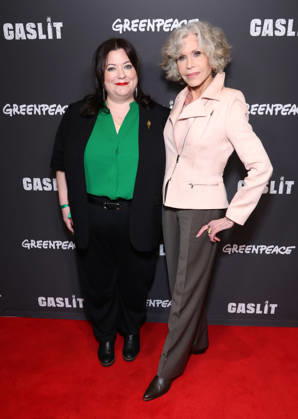 Santa Monica CA June 19: Katie Camosy, Jane Fonda. at the Los Angeles Premiere Of Gaslit held at The Laemmle Monica Film Center in Santa Monica, CA. on June 19, 2026 Credit: AdMedia Santa Monica USA - ZUMAa123 20260619_zaa_a123_182 Copyright: xADx