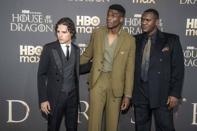 ABB HBOs Harry Collett, Clinton Liberty, and Abubakar Salim walked the black carpet at the German premiere of the third season of the HBO Original series House of the Dragon at Kino International on June 19, 2026, in Berlin, Germany,detected_source_language