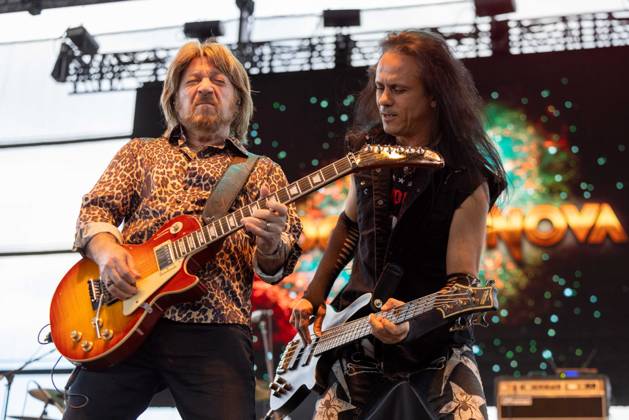 June 19, 2026, Milwaukee, Wisconsin, U.S: ALDO CAPORUSCIO and DARIO SEIXAS of Aldo Nova during the Summerfest Music Festival in Milwaukee, Wisconsin Milwaukee U.S  - ZUMAs135 20260619_zap_s135_132 Copyright: xDanielxDeSloverx