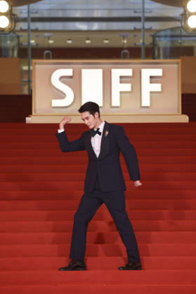 SHANGHAI, CHINA - JUNE 20: Actor Yosh Yu Shi arrives at the red carpet of the closing ceremony for the 28th Shanghai International Film Festival on June 20, 2026 in Shanghai, China. Copyright: xVCGx 111649394354