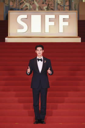 SHANGHAI, CHINA - JUNE 20: Actor Yosh Yu Shi arrives at the red carpet of the closing ceremony for the 28th Shanghai International Film Festival on June 20, 2026 in Shanghai, China. Copyright: xVCGx 111649394319
