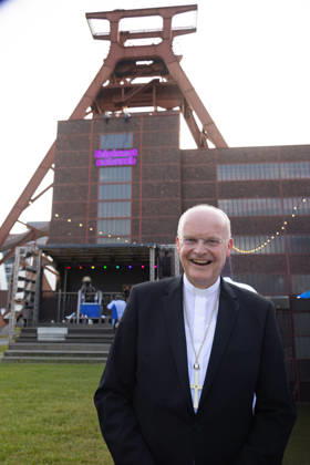 MANIFESTA 16 Ruhr Region Opening June 20, 2026, Germany, North Rhine-Westphalia, Essen, Zollverein Coal Mine Industrial Complex, MANIFESTA 16 Ruhr, Opening event of the cultural biennial with MANIFESTA, Dr. Franz Josef Overbeck, Bishop of the Diocese of Essen, Essen, North Rhine-Westphalia, Germany,detected_source_language