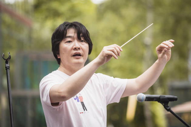Symphonic Mob, Flash Mob at the Sony Center, Berlin, June 20, 2026 Copyright: xGüntherxDornx