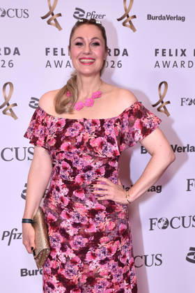 Ruth Moschner attends the Felix Burda Award ceremony on June 21, 2026, at the Axika in Berlin, Germany. Felix Burda Award in Berlin,detected_source_language