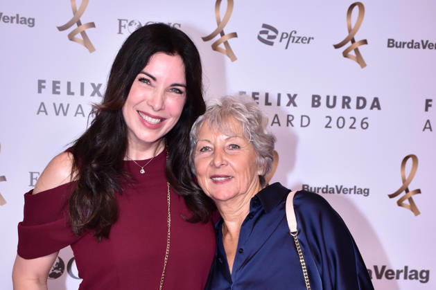 Alexandra Polzin and her mother, Regina Polzin, attend the Felix Burda Award ceremony on June 21, 2026, at the Axika in Berlin, Germany. Felix Burda Award in Berlin,detected_source_language