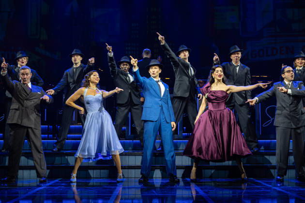 Sinatra The Musical at the Aldwych Theatre, London, UK 22 June 2026 The cast of Sinatra The Musical perform during a preview at the Aldwych Theatre, London, UK, on 22 June 2026. The musical stars Joel Harper-Jackson stars as Frank Sinatra, with Ana Villafane as the movie goddess Ava Gardner, Phoebe Panaretos as Frank™s first wife, Nancy Sinatra and the Olivier Award-winning Jenna Russell as Frank™s mother, Dolly Sinatra. The show features over 20 classic Sinatra hits and opens in June 2026., Credit:Pete Speller Avalon Copyright: xPetexSpellerx xAvalonx 1111851053