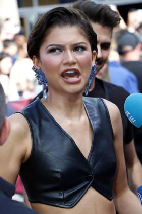 Zendaya at the fan event for the movie Spider-Man Foto:xA.xBuggex xFuturexImagex spiderman_berlin_6698
