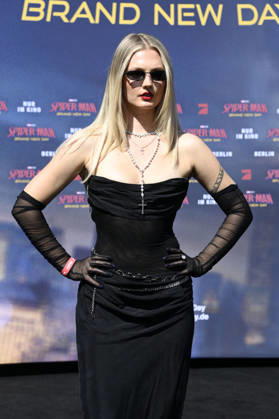 Georgia Cavallo at the fan event for the movie Spider-Man Foto:xN.xKubelkax xFuturexImagex spiderman_berlin_6716