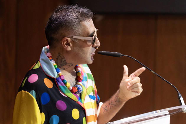 Presentation of the Official MADO 2026 Program Sculptor Okuda during the official presentation of the MADO 2026 program at the Thyssen-Bornemisza National Museum on June 24, 2026, in Madrid, Spain. The full lineup of stages, free concerts, guest artists, and cultural activities that will mark this year’s LGBTIQ Pride festivities has been officially unveiled. JUNE 24, 2026 Jesús Hellí Madrid, Madrid, Spain,detected_source_language Copyright: xJesusxHellinx 7619272