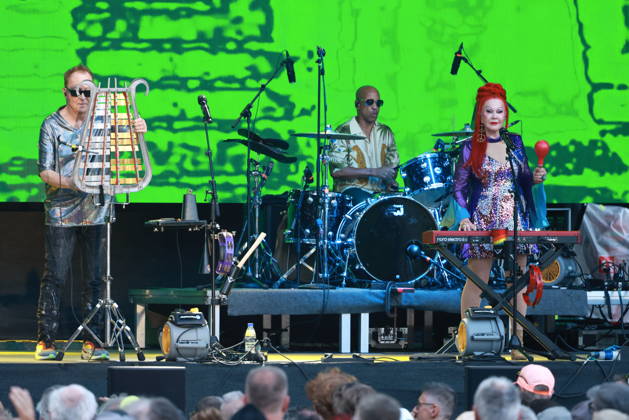 June 24, 2026, THE B-52 s, live concert at the Spandau Citadel, Berlin, farewell tour, music, vocals by Kate Pierson, vocals by Fred Schneider, vocals by Cindy Wilson, Berlin