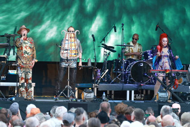June 24, 2026, THE B-52 s, live concert at the Spandau Citadel, Berlin, farewell tour, music, vocals by Kate Pierson, vocals by Fred Schneider, vocals by Cindy Wilson, Berlin