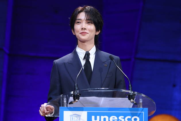UNESCO & K-pop Band SEVENTEEN Support Youth-led Projects - Paris Joshua Hong attend attend the launch of the Global Youth Grant Scheme Scale-Up Phase at UNESCO on June 25, 2026 in Paris, France. Photo by Jerome Domine ABACAPRESS.COM Paris France  Copyright: xDominexJerome ABACAx