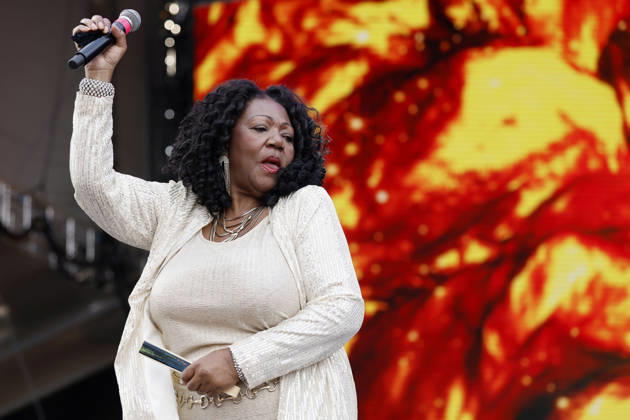 Singer Liz Mitchell of the group Boney M at the 2026 Rainbow Festival at Fühlinger See. Markus Krampe s Rainbow Festival takes place as part of ColognePride. Cologne, June 27, 2026, North Rhine-Westphalia, Germany Copyright: xChristophxHardtx