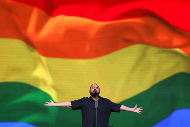 Singer Marian Gold of the band Alphaville at the Rainbow Festival 2026 at Fühlinger See. Markus Krampe s Rainbow Festival takes place as part of ColognePride. Cologne, June 27, 2026, North Rhine-Westphalia, Germany Copyright: xChristophxHardtx