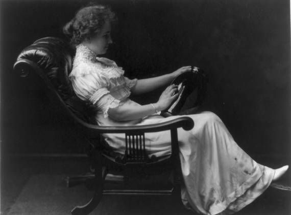 RECORD DATE NOT STATED Helen Keller holding vase in her hand and touching it. 1909 Helen Keller (1880 ? 1968), American author, political activist, and lecturer. She was the first deaf-blind person to earn a bachelor of arts degree. she campaigned for women s suffrage, labour rights, socialism, antimilitarism, and other similar causes. Editorial use only. All other uses to be cleared with the copyright owner (World History Archive), in advance., WHA_119_0223.jpg, Helen Keller; American author; political activist; lecturer; deaf-blind; bachelor of arts degree; women s suffrage; labour rights; socialism; antimilitarism; disability rights; education advocate; inspirational figure; civil rights; human rights; equality; advocate; advocate for th Copyright: xx