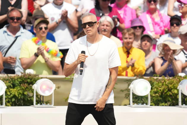 ZDF Fernsehgarten 2026: Dante Thomas at the ZDF Fernsehgarten, themed Summer Party, on June 28, 2026, in Mainz, Rhineland-Palatinate