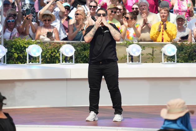 ZDF Fernsehgarten 2026: Schlager singer Kerstin Ott at the ZDF Fernsehgarten, themed Summer Party, on June 28, 2026, in Mainz, Rhineland-Palatinate