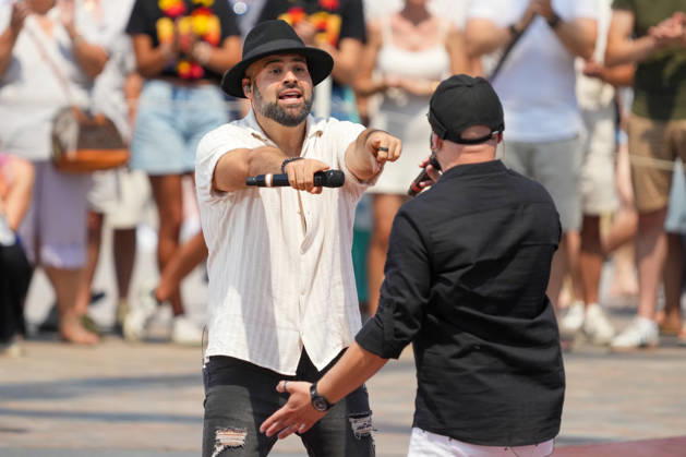 ZDF Fernsehgarten 2026: Singer Juan Daniel featuring songwriter Gionathan at the ZDF Fernsehgarten, themed Summer Party, on June 28, 2026, in Mainz, Rhineland-Palatinate, ZDF Fernsehgarten