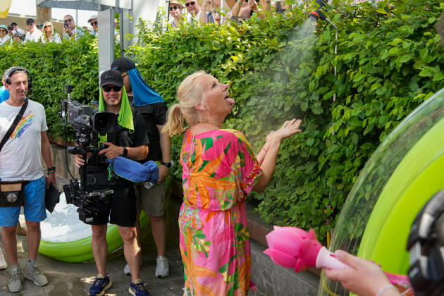 ZDF Fernsehgarten 2026: Andrea Kiwi Kiewel on ZDF Fernsehgarten with the theme Summer Party on June 28, 2026, in Mainz, Rhineland-Palatinate