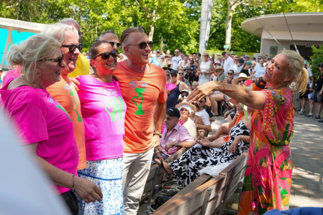 ZDF Fernsehgarten 2026: Andrea Kiwi Kiewel on ZDF Fernsehgarten with the theme Summer Party on June 28, 2026, in Mainz, Rhineland-Palatinate