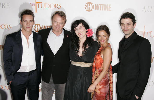 The Tudors Showtime Premiere Mar 26, 2007; Hollywood, California, USA; Cast JONATHAN RHYS MEYERS, SAM NEILL, MARIA DOYLE KENNEDY, GABRIELLE ANWAR & JAMES FRAIN at the Showtime Premiere of The Tudors held at the Egyptian Theatre. Mandatory Credit: Photo by Lisa O Connor ZUMA Press. ( ) Copyright 2007 by Lisa O Connor Hollywood California USA Copyright: xLisaxO Connorx