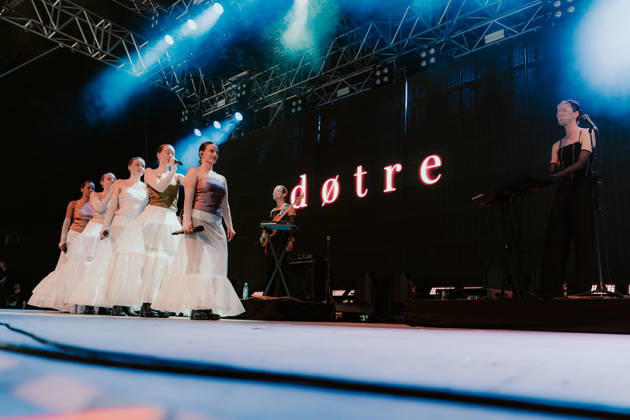 Dotre live at Roskilde Festival 2026 Roskilde, Denmark. 29th, June 2026. The Danish band Dotre performs a live concert during the Danish music festival Roskilde Festival 2026 in Roskilde. Denmark, Roskilde  Copyright: xGonzalesxPhoto MathiasxKristensenx