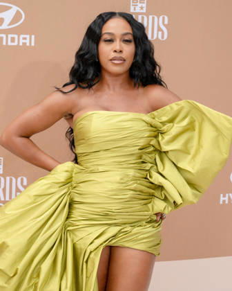 June 28, 2026, Los Angeles, California, USA: American actress and dancer DOMINIQUE PERRY, 38, attends the 2026 BET Awards: Red Carpet. Los Angeles USA  - ZUMAb173 20260628_aap_b173_307 Copyright: xBillyxBennightx
