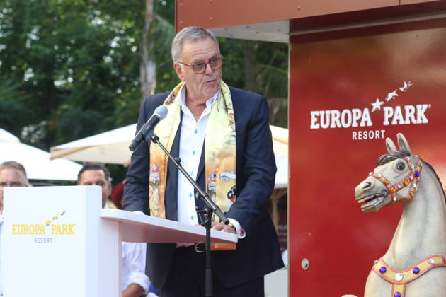 Roland Mack at the opening of the Monaco area at Europa-Park in Rust, June 29, 2026 Copyright: xAgenturxMatthiasxWehnertx xM.xGränzdörferx