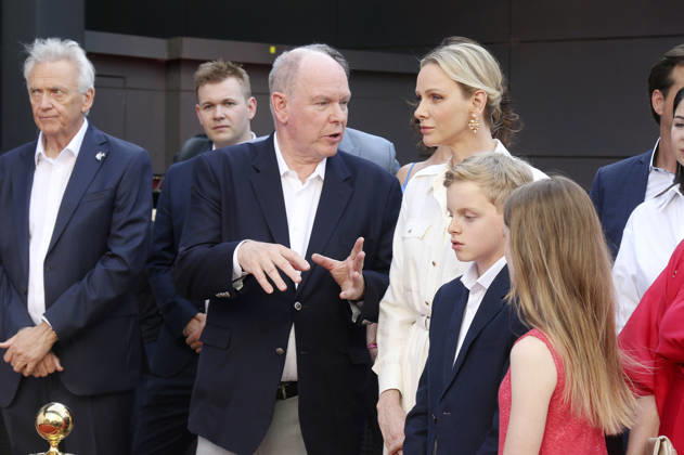 Jürgen Mack, Albert II, Prince of Monaco, Charlene, Princess of Monaco, Crown Prince Jacques of Monaco, and Princess Gabriella of Monaco at the inauguration of the Monaco theme area at Europa-Park in Rust, June 29, 2026 Foto:xAgenturxWehnertx xGränzdörferx xFuturexImagex monaco_6617