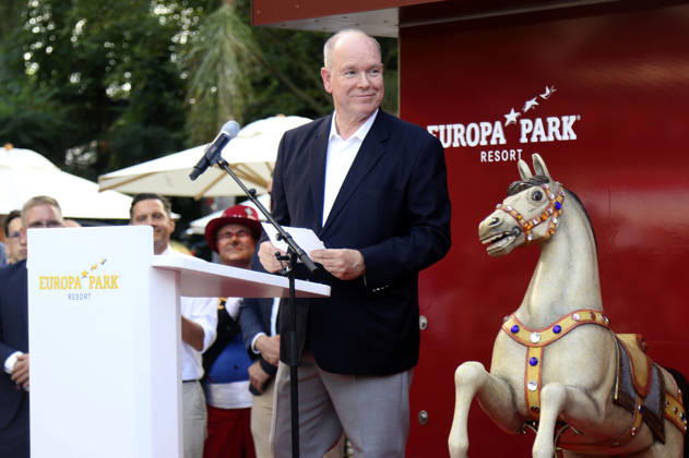 Albert II, Prince of Monaco, at the inauguration of the Monaco theme area at Europa-Park in Rust, June 29, 2026 Foto:xAgenturxWehnertx xGränzdörferx xFuturexImagex monaco_6630