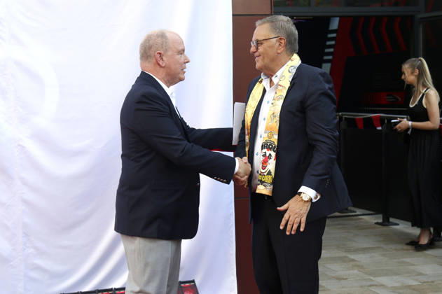 Albert II, Prince of Monaco, and Roland Mack at the opening of the Monaco themed area at Europa-Park in Rust, June 29, 2026 Foto:xAgenturxWehnertx xGränzdörferx xFuturexImagex monaco_6631