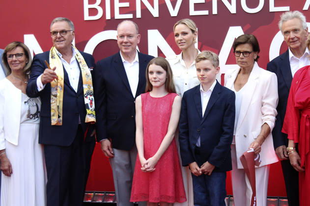 Marianne Mack, Roland Mack, Albert II, Prince of Monaco, Princess Gabriella of Monaco, Charlene, Princess of Monaco, Crown Prince Jacques of Monaco, Stephanie of Monaco, and Jürgen Mack at the opening of the Monaco theme area at Europa-Park in Rust, June 29, 2026 Foto:xAgenturxWehnertx xGränzdörferx xFuturexImagex monaco_6645