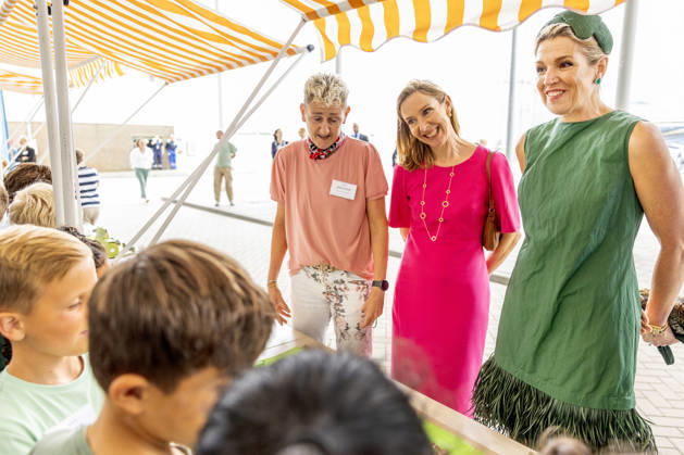 30-06-2026 Lelystad Queen Maxima with Minister of Economic Affairs Stientje van Veldhoven and Genevieve Prevenier attended the opening of the battery park at the Maxima power plant of energy company Engie, one of the most modern in Europe, recently converted to run on hydrogen as a supplementary fuel, and supplies electricity to nearly two million households in Lelystad. Â  Copyright: xPPEx