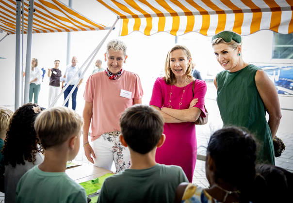 30-06-2026 Lelystad Queen Maxima with Minister of Economic Affairs Stientje van Veldhoven and Genevieve Prevenier attended the opening of the battery park at the Maxima power plant of energy company Engie, one of the most modern in Europe, recently converted to run on hydrogen as a supplementary fuel, and supplies electricity to nearly two million households in Lelystad. Â  Copyright: xPPEx