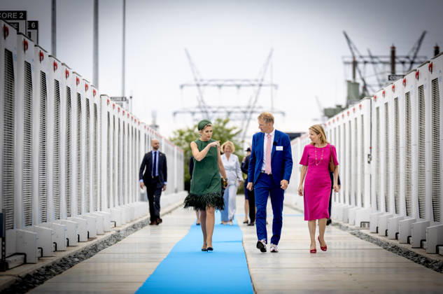 30-06-2026 Lelystad Queen Maxima attended the opening of the battery park at the Maxima power plant of energy company Engie, one of the most modern in Europe, recently converted to run on hydrogen as a supplementary fuel, and supplies electricity to nearly two million households in Lelystad. Â  Copyright: xPPEx