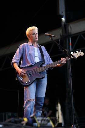 Emma Richardson of the band Pixies at a concert at the Spandau Citadel in Berlin, June 30, 2026 Pixies Concert Berlin