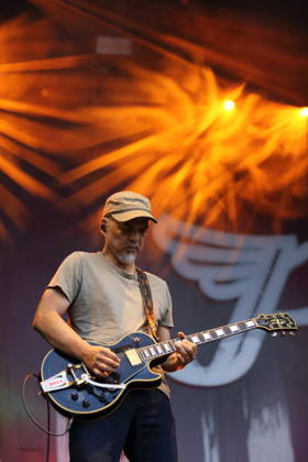 Joey Santiago of the band Pixies at a concert at the Spandau Citadel in Berlin, June 30, 2026 Pixies Concert Berlin