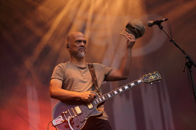 Joey Santiago of the band Pixies at a concert at the Spandau Citadel in Berlin, June 30, 2026 Pixies Concert Berlin