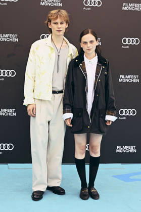 Philip Günsch and Mariella Aumann at the premiere of the ARD film *Chamäleon* at the 43rd Munich Film Festival 2026 at the University of Television and Film Munich, June 30, 2026 Foto:xB.xGillmannx xFuturexImagex chamaeleon_6612
