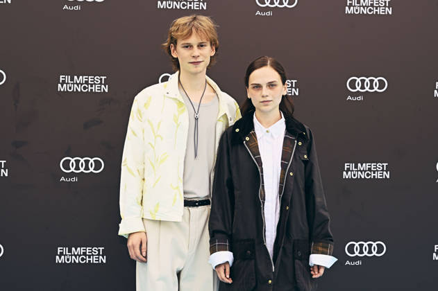 Philip Günsch and Mariella Aumann at the premiere of the ARD film *Chamäleon* at the 43rd Munich Film Festival 2026 at the University of Television and Film Munich, June 30, 2026 Foto:xB.xGillmannx xFuturexImagex chamaeleon_6615
