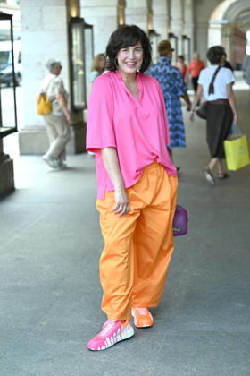 Elena Uhlig ZDF Reception Get-Together Orange Hour at Hugo s Bar during the Munich Film Festival on June 30, 2026