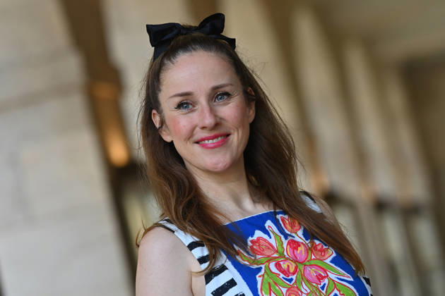 Marlene Morreis, actress; single frame; cropped image; portrait; ZDF reception Get Together Orange Hour at Hugo s Bar during the Munich Film Festival on June 30, 2026